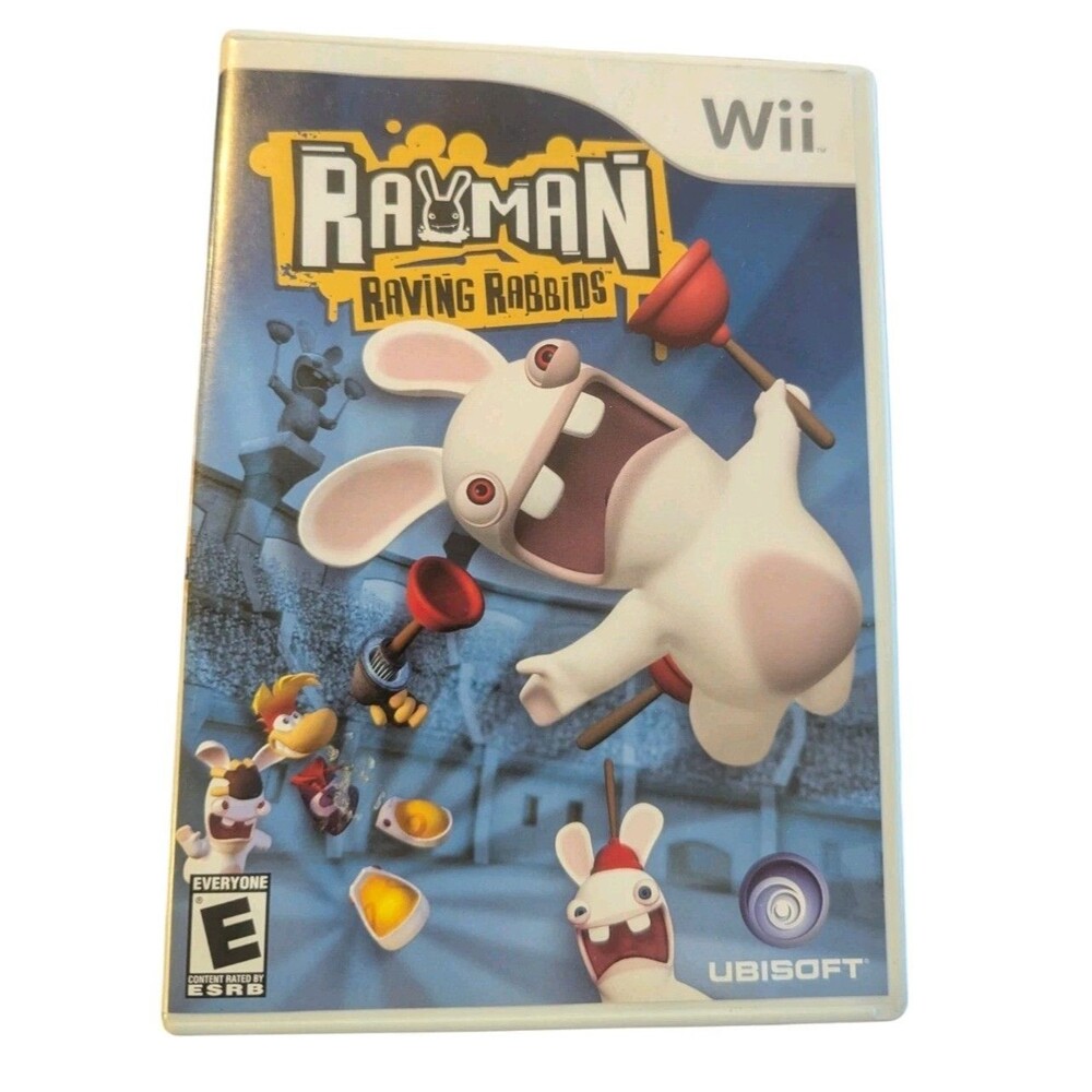 Rayman Raving Rabbids - Nintendo Wii - Complete w/ Manual